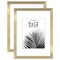 Americanflat 2 Pack of Picture Frames with Mat - Plexiglass Cover